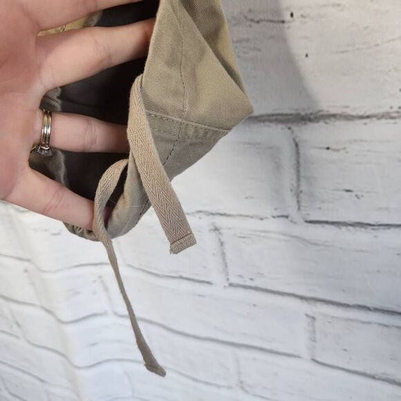 Empyre Mens Tan Khaki Mid-Rise Relaxed Fit Flat Front Baggy Cargo Pants Size 28 - Picture 5 of 13